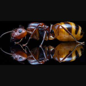 A Camponotus subbarbatus queen.